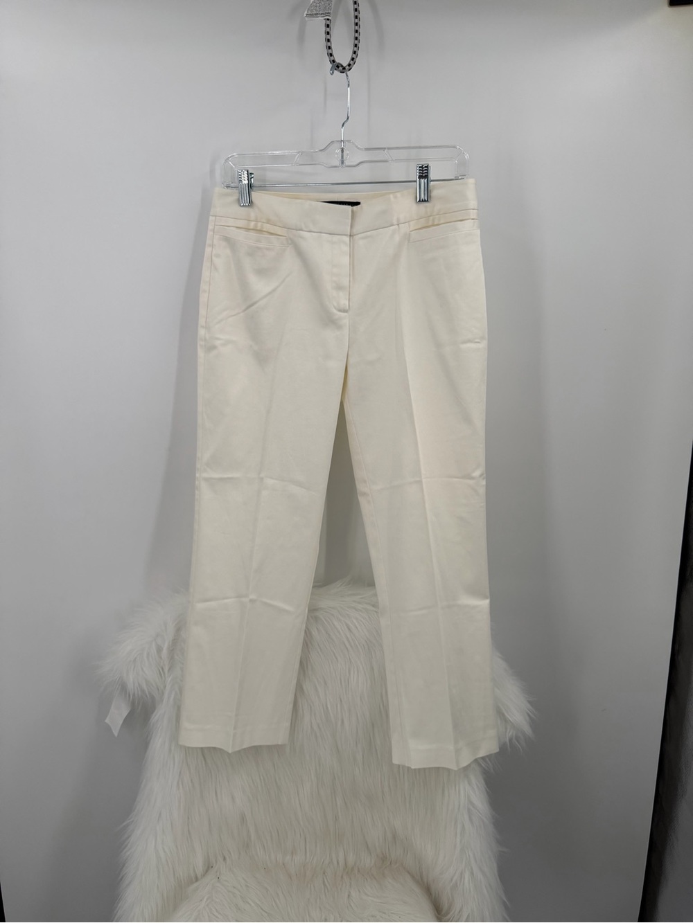 Lafayette 148 New York Cream Straight-Leg Capris
